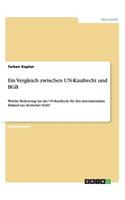Ein Vergleich zwischen UN-Kaufrecht und BGB