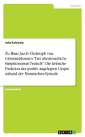Zu Hans Jacob Christoph von Grimmelshausen 