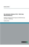 Die deutsche Inflation 1914 - 1923