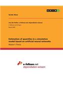 Estimation of quantiles in a simulation model based on artificial neural networks