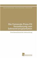 Femorale Press-Fit Verankerung von Sehnentransplantaten