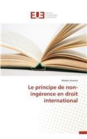 Principe de Non-Ingérence En Droit International