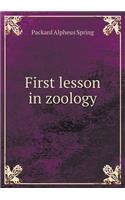 First Lesson in Zoology: (English)