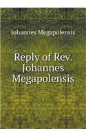 Reply of Rev. Johannes Megapolensis