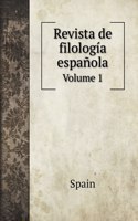 Revista de filologia espanola