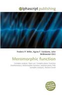 Meromorphic Function: (English)