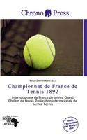 Championnat de France de Tennis 1892: (French)