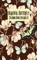 Beautiful Butterfly Coloring Book for Adults