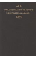 Annual Bibliography of the History of the Printed Book and Libraries