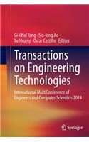 Transactions on Engineering Technologies: International MultiConference of Engineers and Computer Scientists 2014