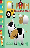 Farm Animals Coloring Book for Kids