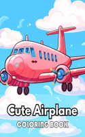 Cute Airplane Coloring Book