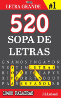 520 SOPA DE LETRAS #1 (10400 PALABRAS) - Letra Grande