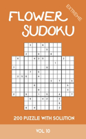 Flower Sudoku extreme 200 Puzzle with solution Vol 10: Variation of Sudoku, which is very similar to Samurai Sudoku. Extremely difficult