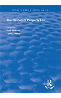 The Reform of Property Law