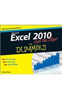 Excel 2010 Just the Steps for Dummies