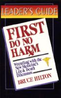 First Do No Harm