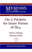 On $L$-Packets for Inner Forms of $SL_n$