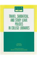 Travel, Sabbatical, and Study Leave Policies in College Libraries