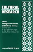Cultural Research: Papers on Regional Cultures and Culture-Mixing