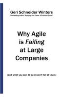 Why Agile is Failing at Large Companies: (and what you can do so it won't fail at yours)
