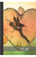 Fairy Heart: small lined Fairy Notebook / Travel Journal to write in (6'' x 9'') 120 pages