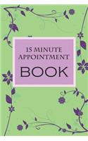 15 Minute Appointment Book