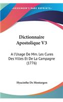 Dictionnaire Apostolique V3