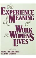 The Experience and Meaning of Work in Women's Lives