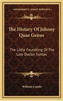 The History Of Johnny Quae Genus