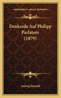 Denkrede Auf Philipp Parlatore (1879)