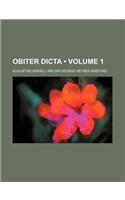 Obiter Dicta (Volume 1 )