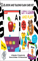 Baby Einstein: Let's Learn and Play! Book and Talking Flash Card Sound Book Set