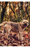 Border Terrier January Notebook Border Terrier Record, Log, Diary, Special Memories, To Do List, Academic Notepad, Scrapbook & More