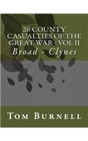 26 County Casualties of the Great War Volume II