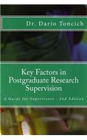 Key Factors in Postgraduate Research Supervision