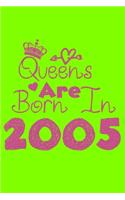 Queens Are Born In 2005 Notebook