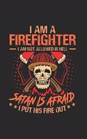 Proud Firefighter Notebook: Diary Journal 6x9 inches with 120 Lined Pages