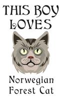 This Boy Loves Norwegian Forest Cat Notebook