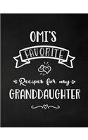 Omi's Favorite, Recipes for My Granddaughter