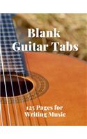 Blank Guitar Tabs