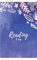 Reading Log: Gift for Book Lovers and Bookworms - Reading Journal - Keep Track of Your Books And Review Them - 114 Record Pages With Table of Contents - Size (6"