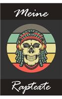 Meine Raptexte: Notizbuch - Songbook - Perfekt zum festhalten deiner Rhymes - Song - Writing - Geschenk