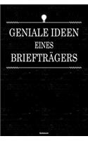 Geniale Ideen eines Briefträgers Notizbuch
