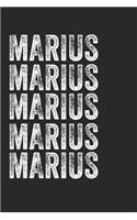 Name MARIUS Journal Customized Gift For MARIUS A beautiful personalized