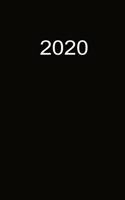 2020: Terminbuch 2020 A5 Schwarz