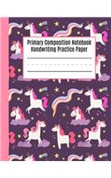 Primary Composition Notebook Handwriting Practice Paper