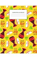 You're Soy Amazing: Funny Pun College Ruled Composition Notebook, Gift Ideas for Sushi Lovers, Appreciation Gift for Teachers & Coworkers