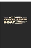 Boat: 6x9 Speedboat - lined - ruled paper - notebook - notes