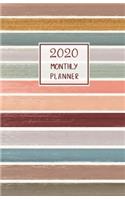 2020 Monthly Planner: Portable. Month on 2 pages followed by six Notes pages. Monthly layout Includes To-do section. 8.5"x 5.5". Fits in purse. (Half Letter size). (Horiz